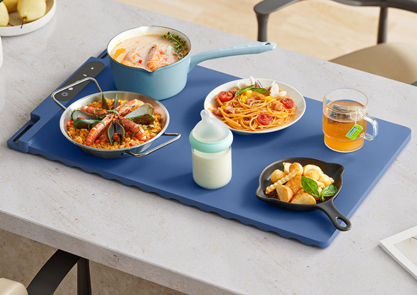 Foldable Flexible Dishes Warming Plate Artifact Household