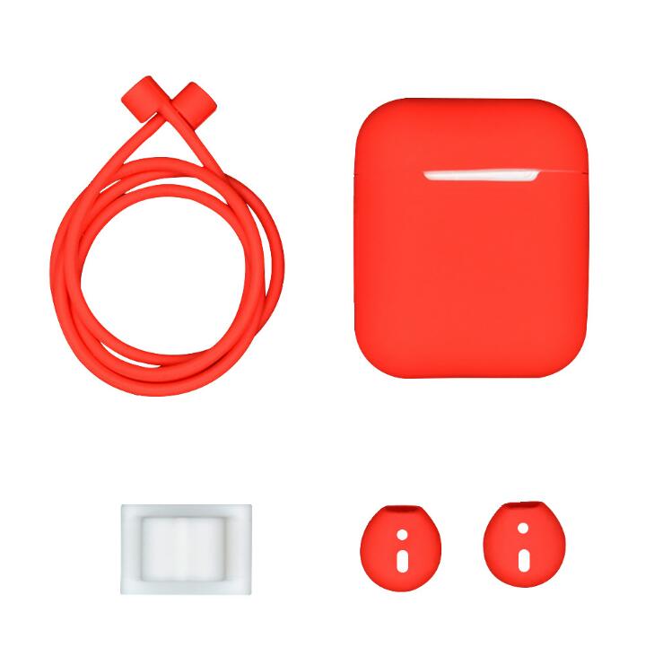 Anti lost Silicone Holder for AirPods Portable Anti lost Strap Cord Silicone Protective Eartips for earpods