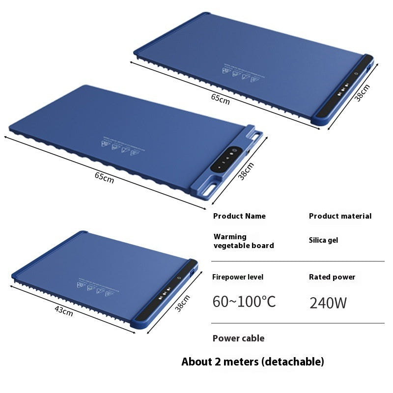 Foldable Flexible Dishes Warming Plate Artifact Household